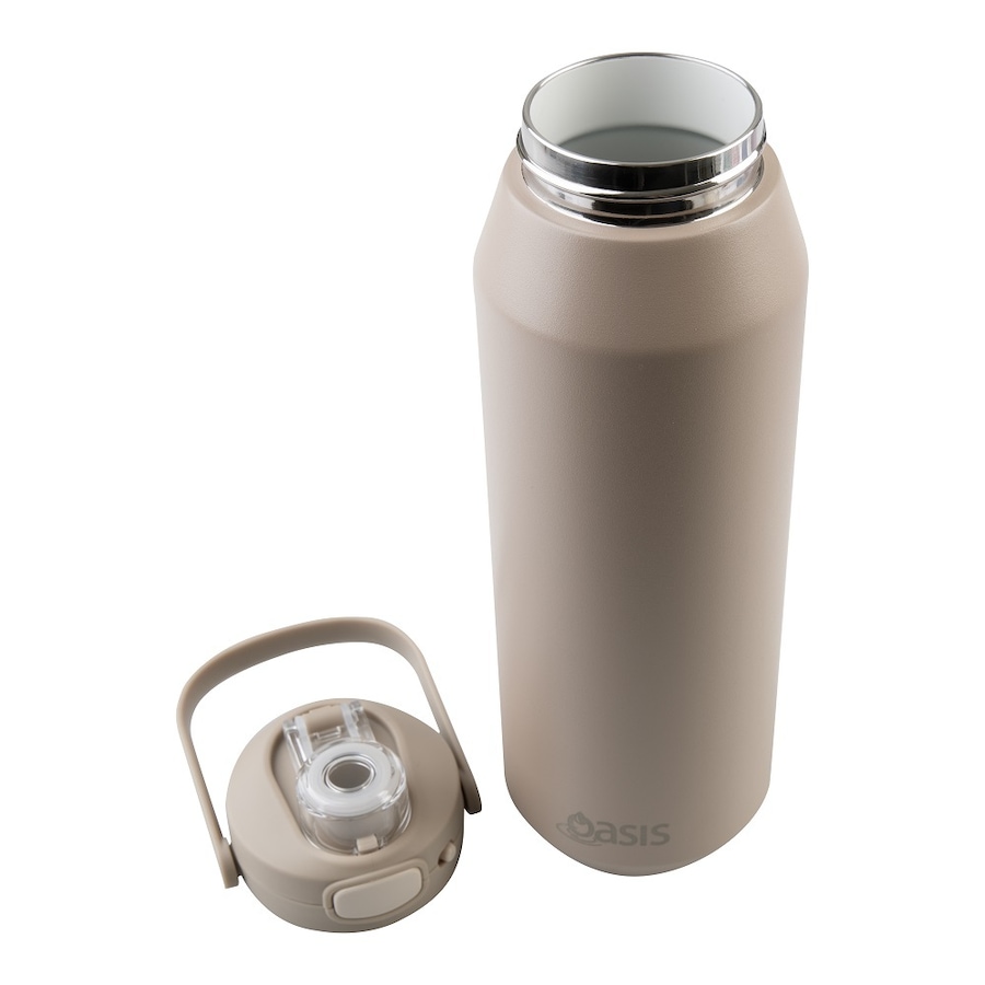 Oasis Capri Stainless Steel Ceramic Lined Insulated Drink Bottle 750ml - Latte