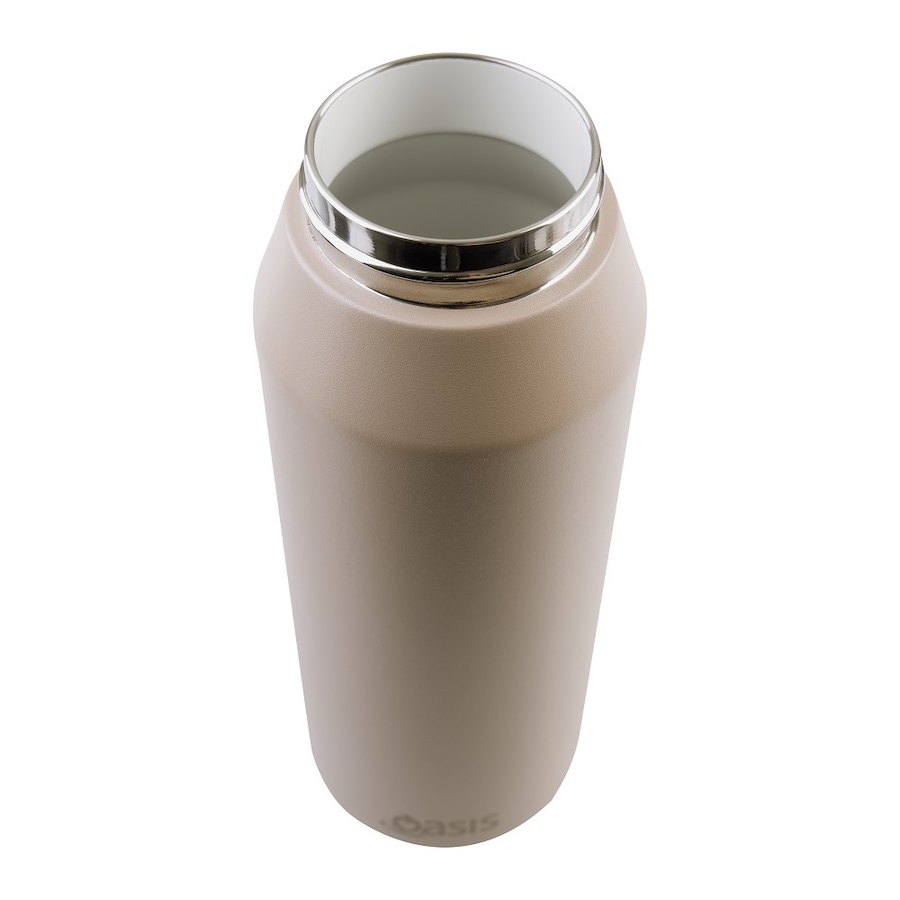 Oasis Capri Stainless Steel Ceramic Lined Insulated Drink Bottle 750ml - Latte
