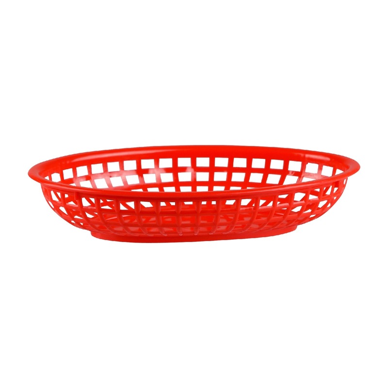 Buy Plastic Oval Bread Baskets Small 24 x 15cm Set of 12 MyDeal