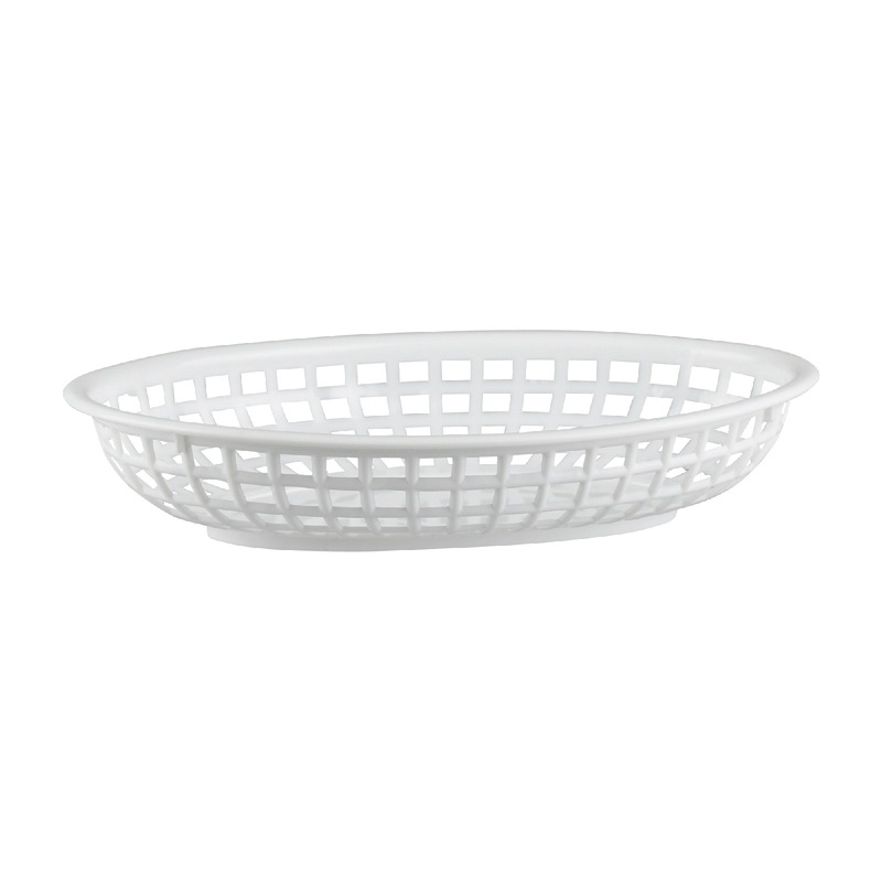 Buy Plastic Oval Bread Baskets Small 24 x 15cm Set of 12 MyDeal