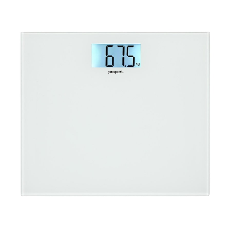 Propert 150kg Glass Digital Bathroom Scale - White