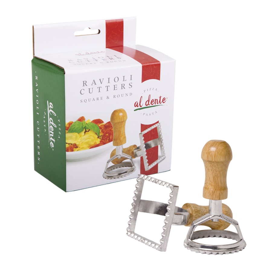 Buy Al Dente Ravioli Cutters Square & Round - Everyday Rewards Shop