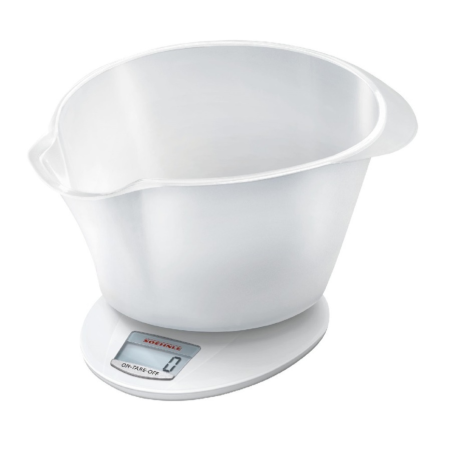 Soehnle Roma Plus White Digital Kitchen Scales 5kg