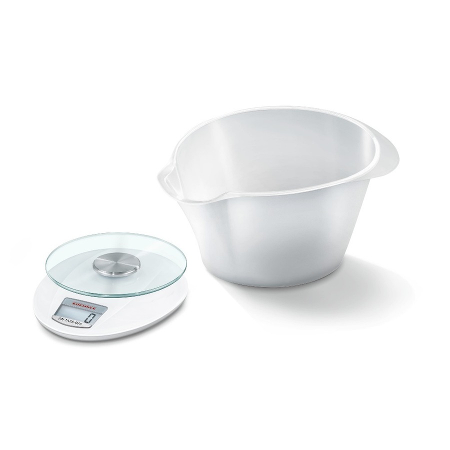 Soehnle Roma Plus White Digital Kitchen Scales 5kg