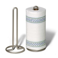 Spectrum Euro Cross Silver Paper Towel Holder