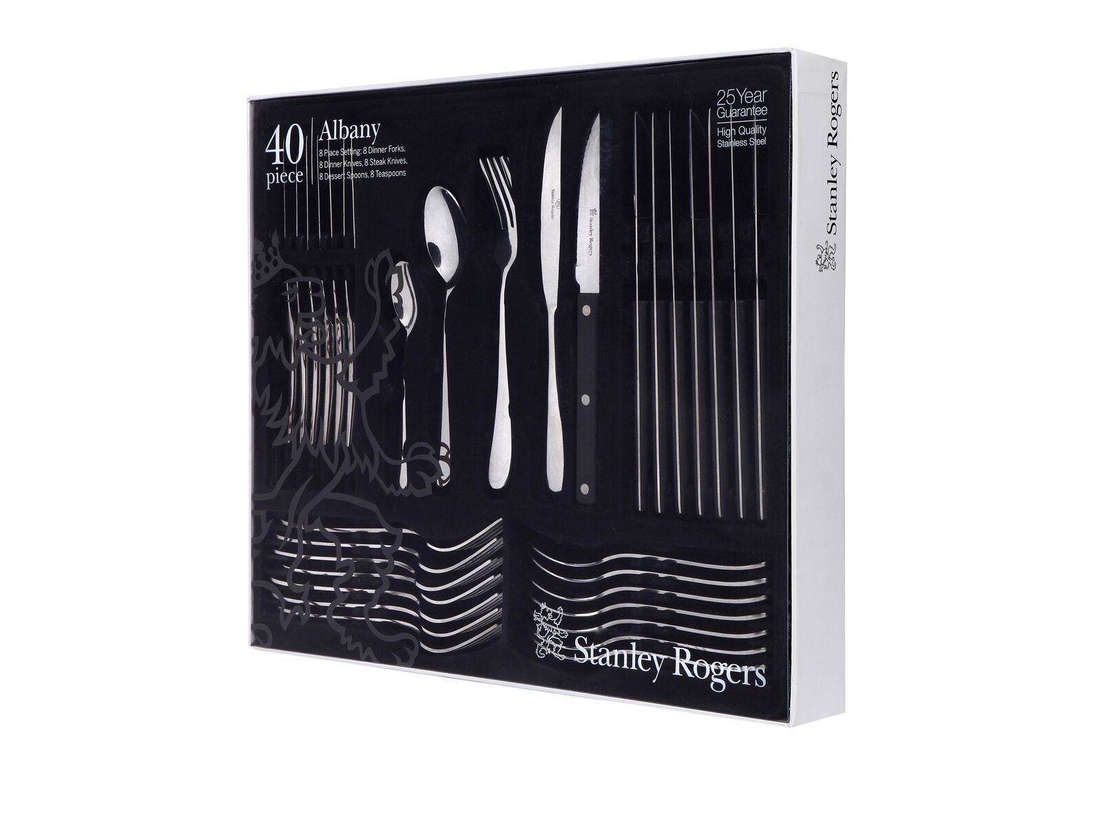 Stanley Rogers 40 Piece Albany Cutlery Gift Boxed Set 