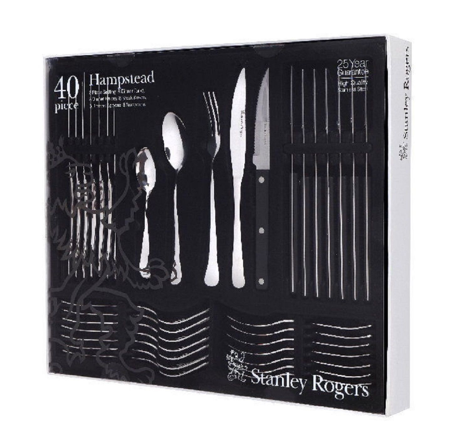 Stanley Rogers 40 Piece Hampstead Cutlery Gift Boxed Set 