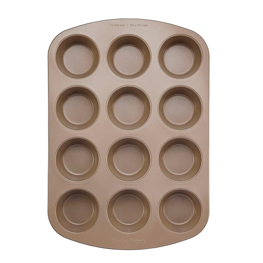 Stanley Rogers Ceramabake Non-Stick Ceramic 12 Cup Muffin Pan