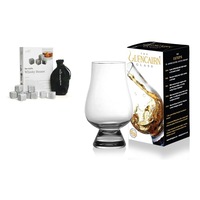 The Glencairn Whisky Glasses (2) + Whisky Stones Set