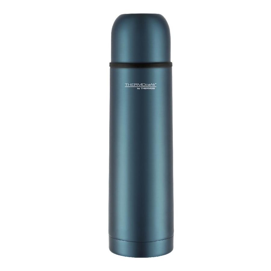 Thermos Thermocafe 500ml Stainless Steel Slim Vacuum Insulated Flask Blue