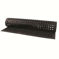 Trenton Commercial Rubber Anti Fatigue Safety Mat 1550 x 930mm - Black