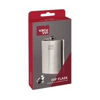 Vacu Vin Stainless Steel Hip Flask & Funnel 240ml