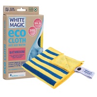 White Magic Eco Cloth Microfibre Bathroom Cleaning Cloth 32 x 32cm