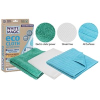 White Magic Eco Cloth Pack 3 Value Multi Pack 40 x 40cm