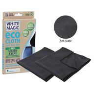 White Magic Eco Cloth Screen and Lens Cloth Pack of 2 30 x 30cm