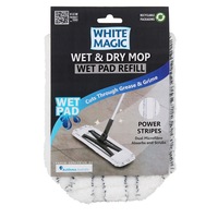 White Magic Wet and Dry Mop Wet Pad Refill