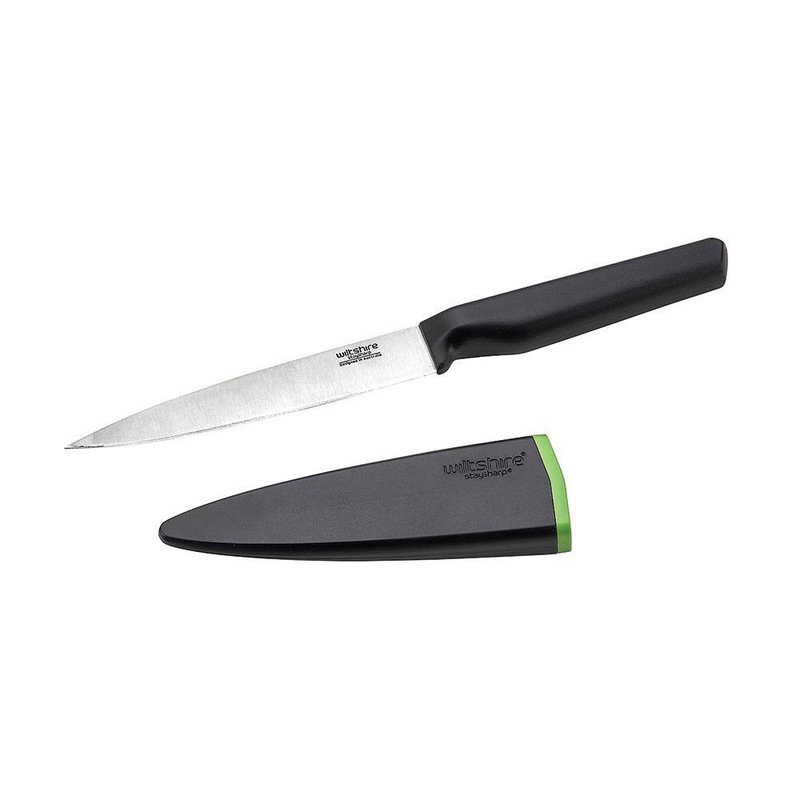 Buy Wiltshire New Look Staysharp 13cm Utility Knife With Sharpener MyDeal