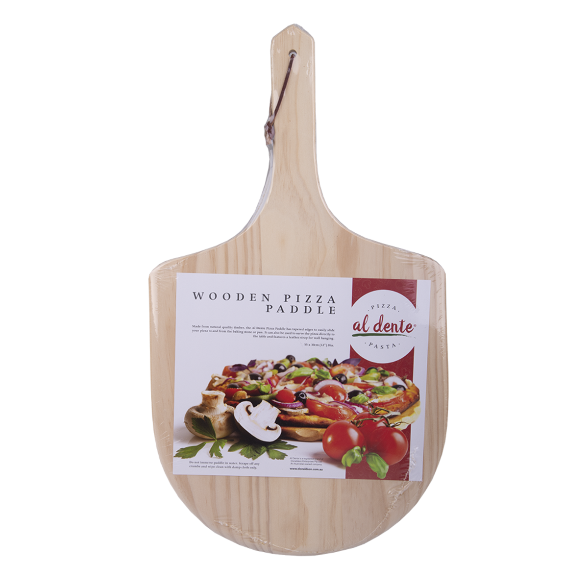 Al Dente Wood Pizza Paddle 55 x 30cm