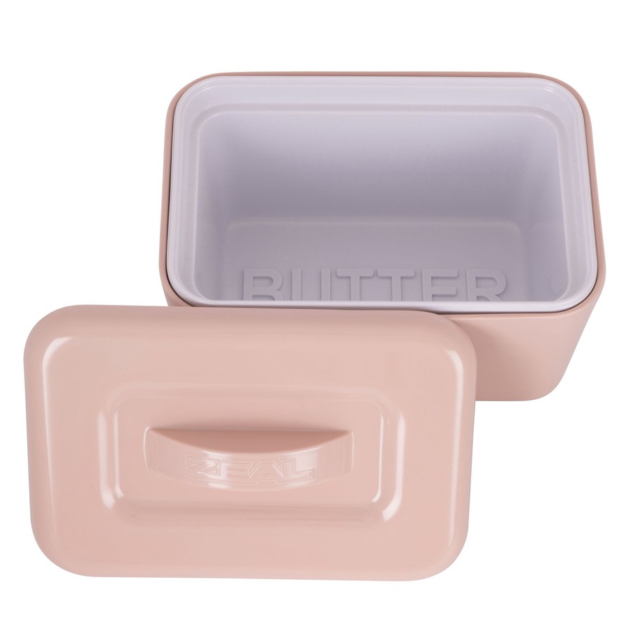 Zeal Keep Cool Melamine Butter Dish - Pink