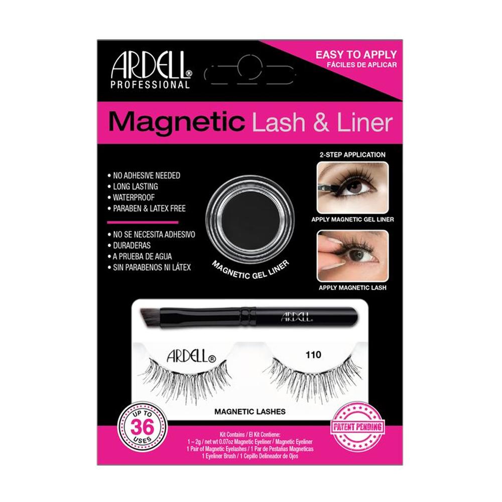 Ardell Magnetic Lash & Liner - 110 No Adhesive Long Lasting Easy Application