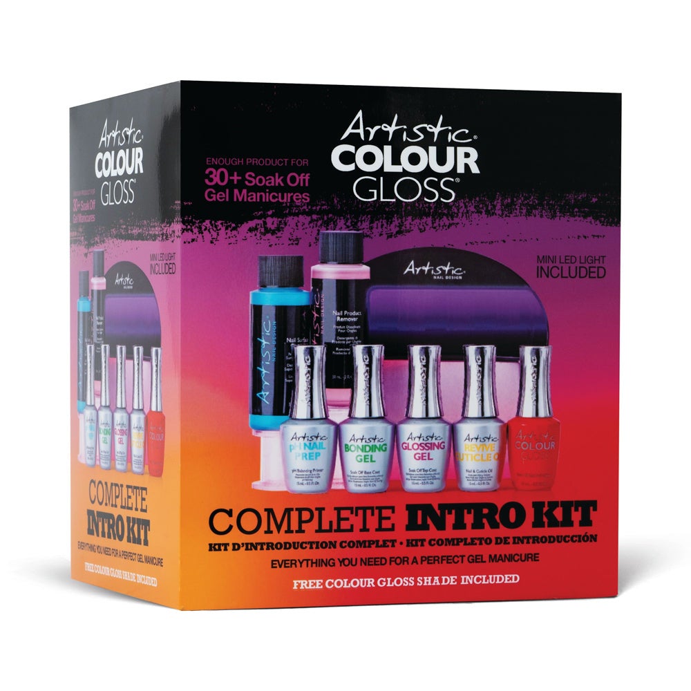 Artistic Nail Design Colour Gloss Complete Intro Kit 2120100