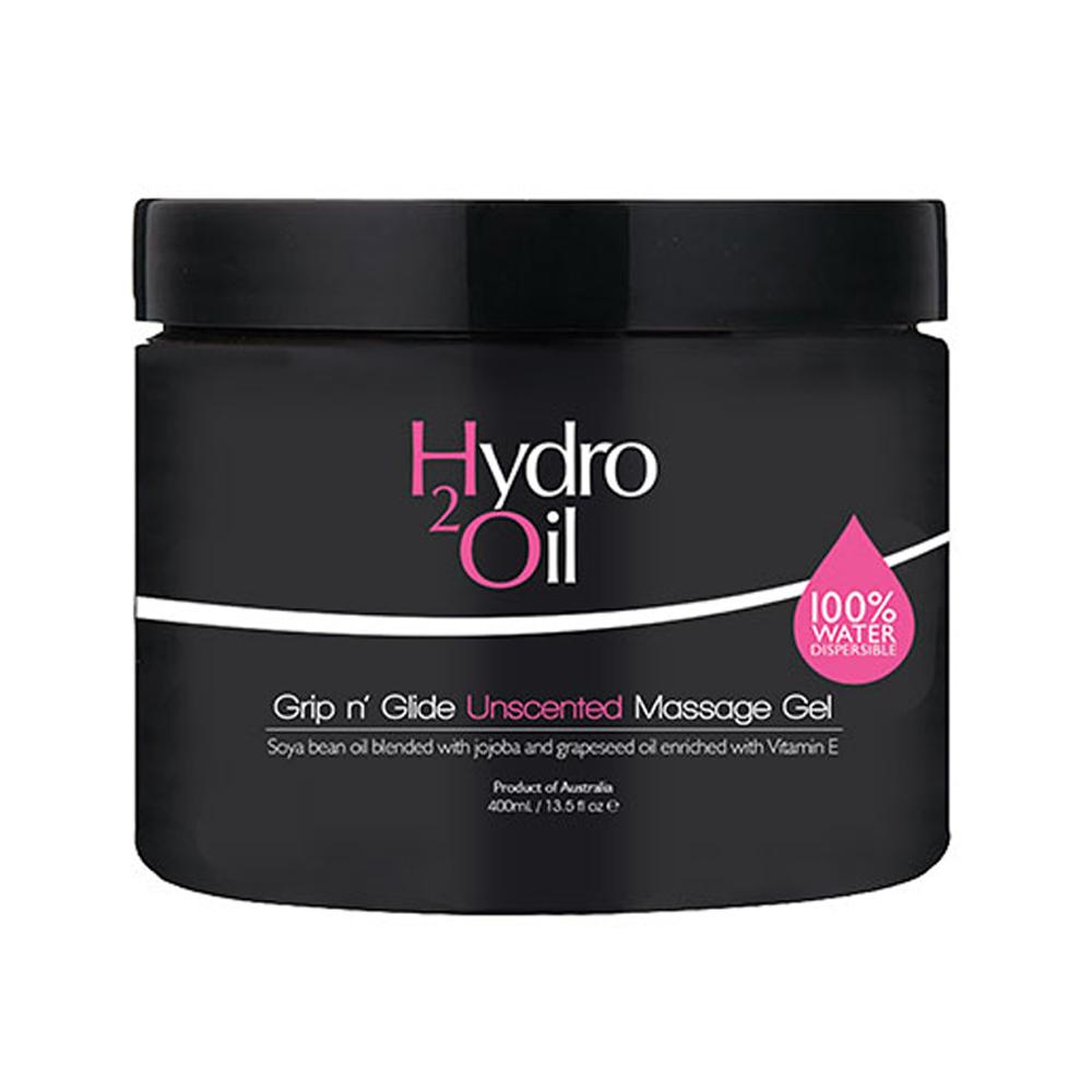 Caronlab Hydro 2 Oil Grip n' Glide Massage Gel - Unscented 400ml Moisturising