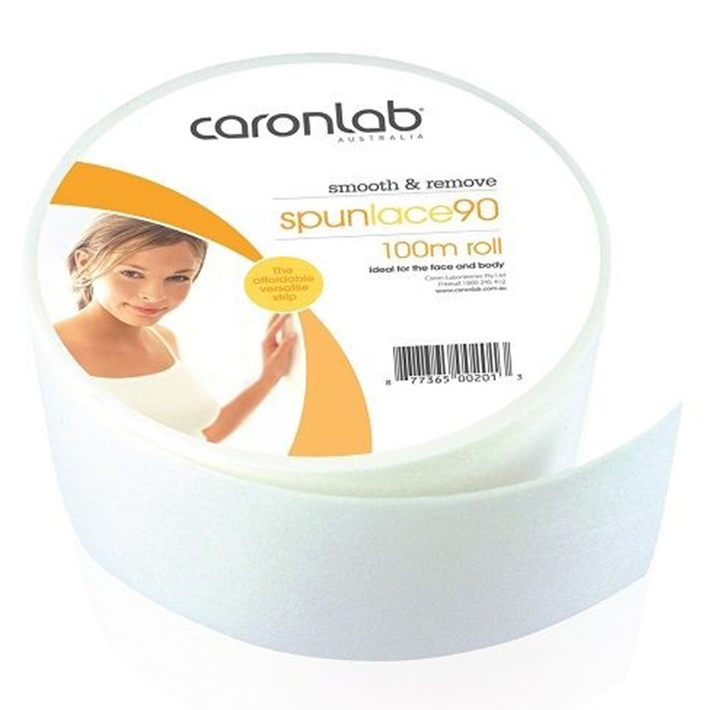 Caronlab Wax Spun Lace 90 Waxing Roll 100m Strip Hair Removal