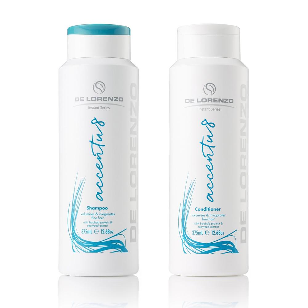De Lorenzo Instant Accentu8 Shampoo & Conditioner Pack 375ml