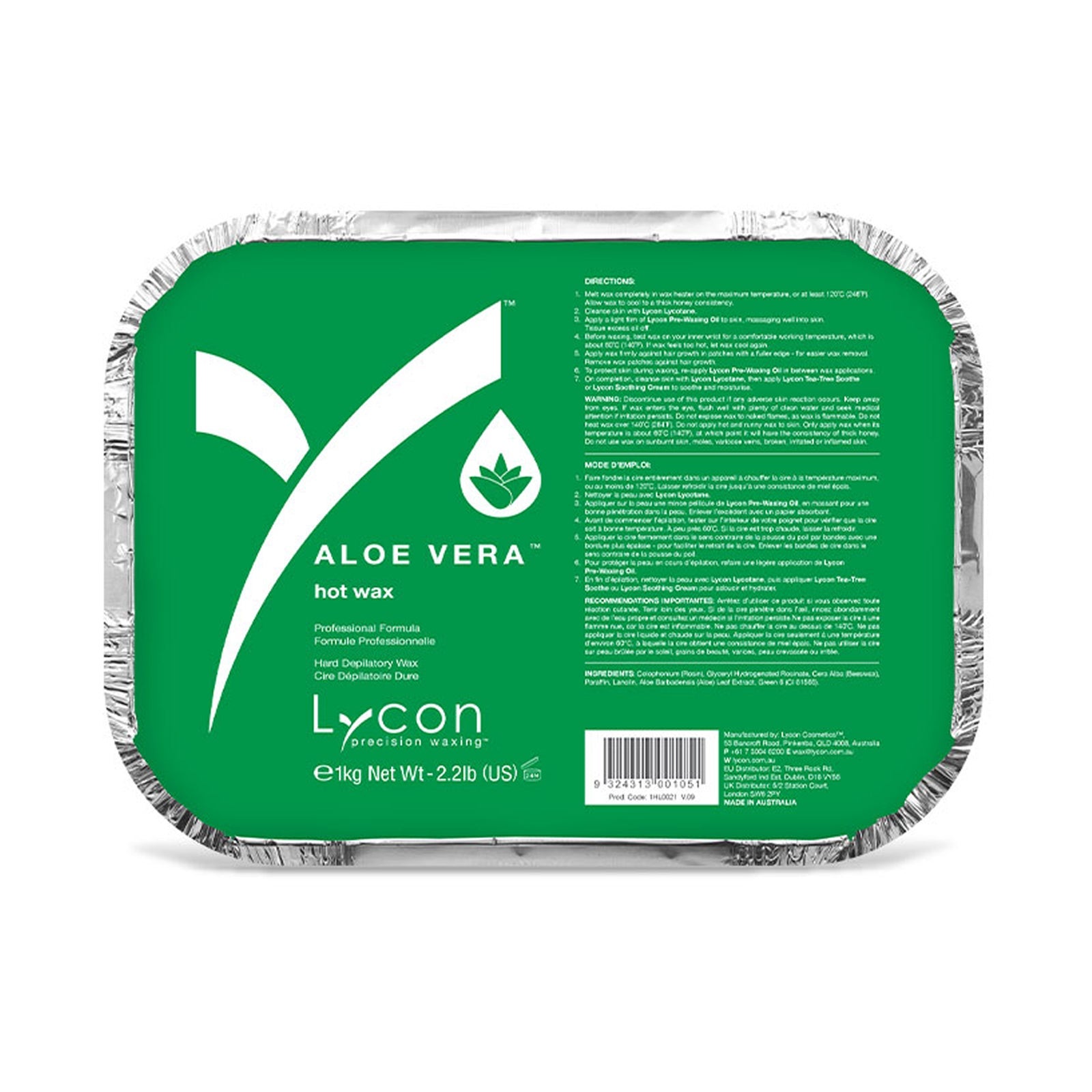 Lycon Aloe Vera Hot Wax (1kg)