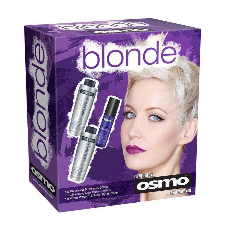 OSMO Blonde Silverising Shampoo Conditioner Protect & Tone Styler Hair Pack MyDeal
