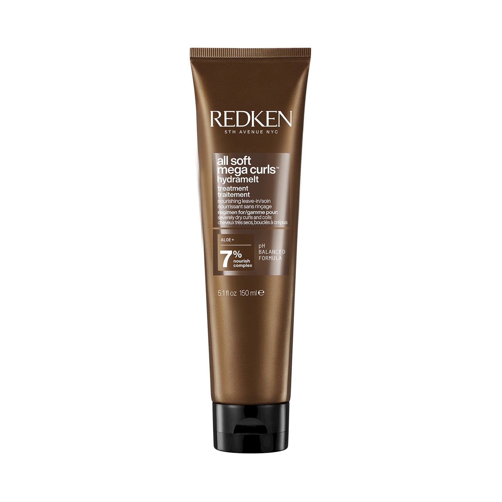 Redken All Soft Mega Hydramelt Leave-In Treatment - For Extremely Dry Hair - Ultra Moisturizing Hair Lotion Enhances Shine - With Aloe Vera