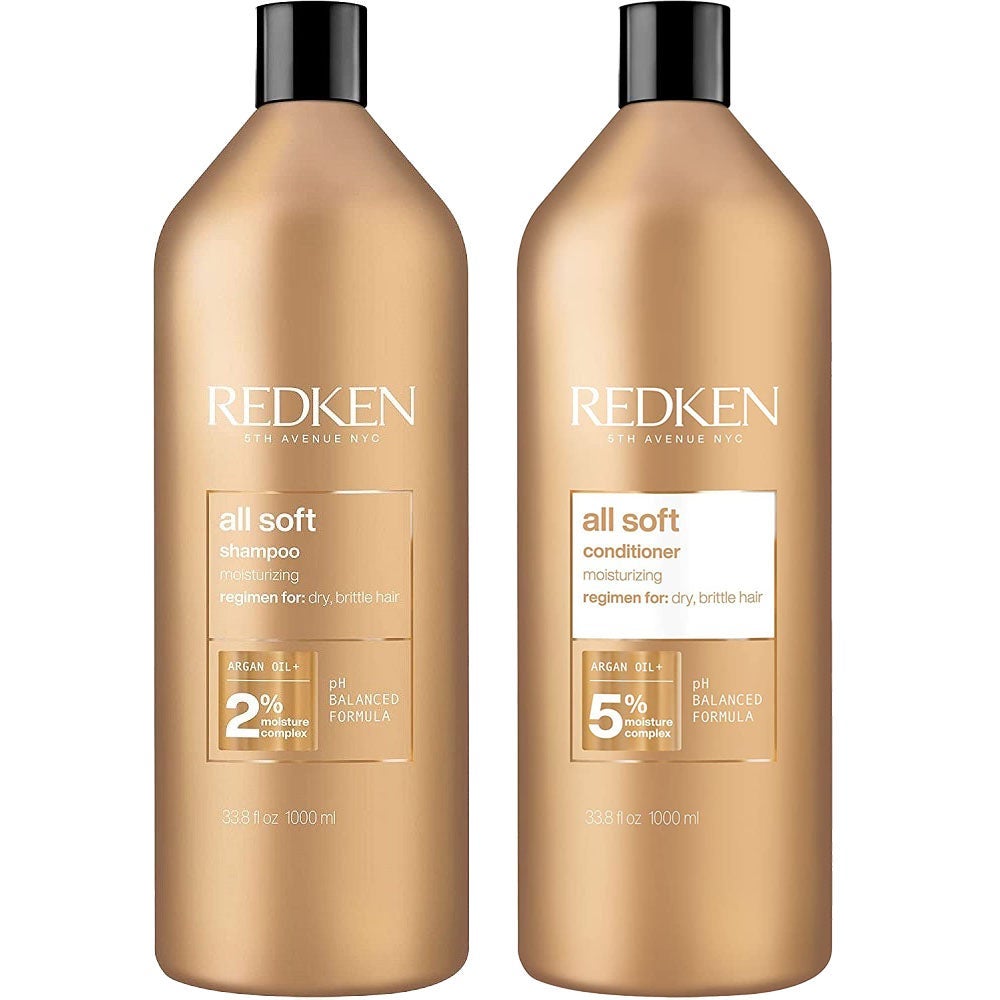 Redken All Soft Shampoo & Conditioner Pack (1000ml)
