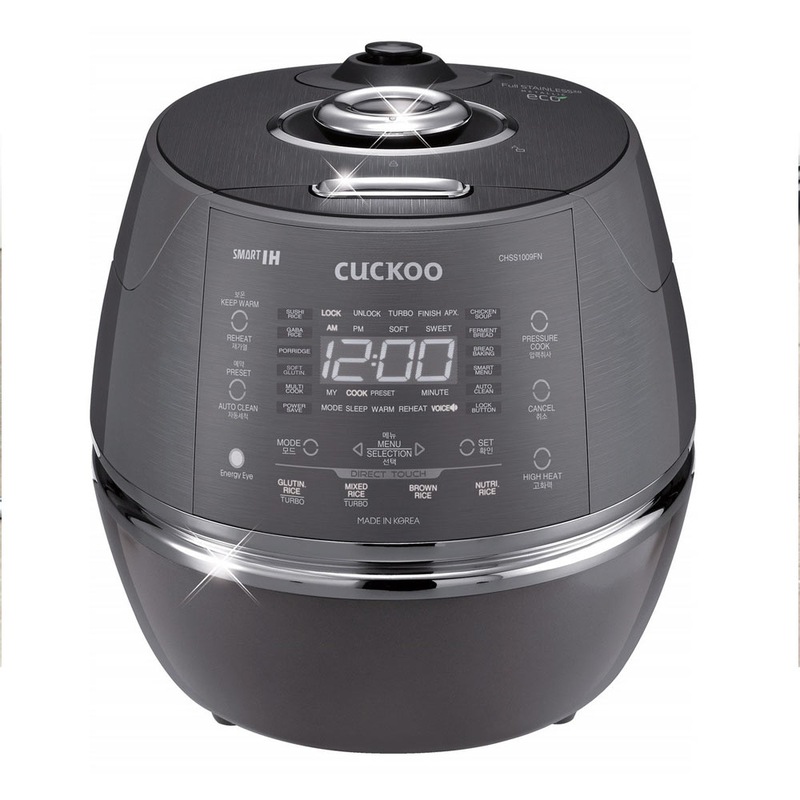 Buy CUCKOO CHSS1009FNG IH Pressure Rice Cooker CRP Dark Grey MyDeal