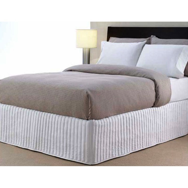 Buy Microfibre Quilted Valance Bed Skirt MyDeal