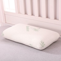 Natural Bamboo Memory Foam Pillows with Removable Cover Anti Bacterial