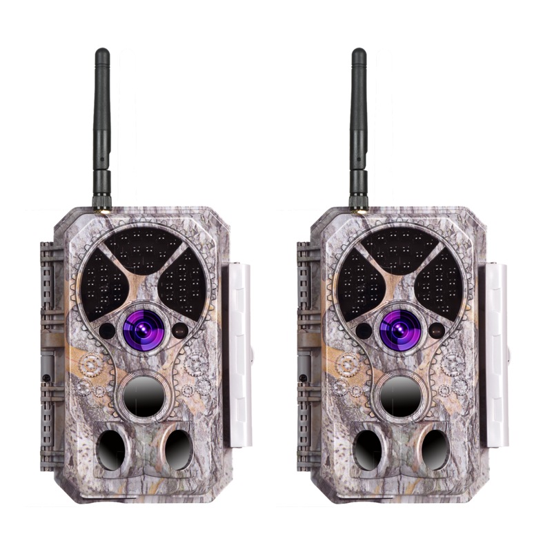 Buy 2Pack Bluetooth Wireless WIFI Game Trail Cameras for Wildlife Observation & Home Backyard