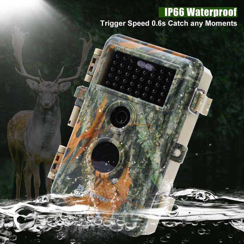 [2020 Upgraded]6Pack Wildlife Deer Hunting Trail Cams for Security