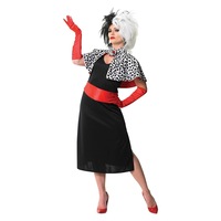 Cruella De Vil Costume for Adults - Disney 101 Dalmatians
