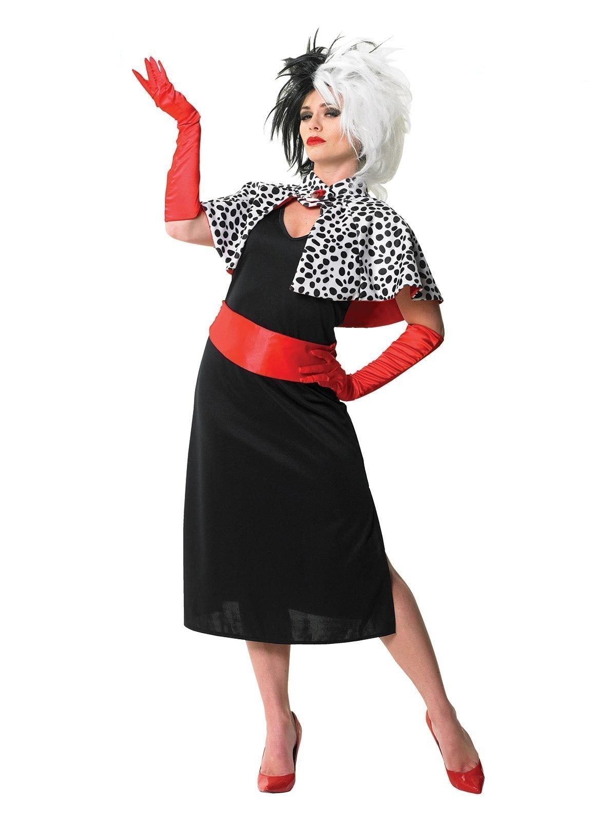 Cruella De Vil Costume for Adults - Disney 101 Dalmatians