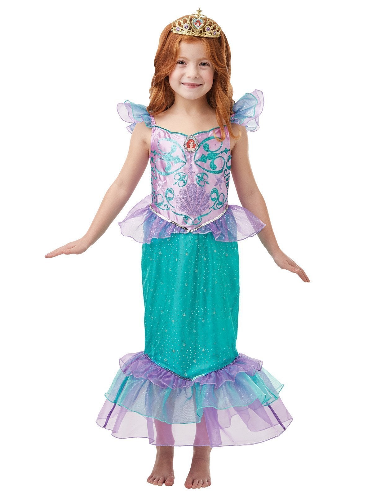 Ariel Glitter & Sparkle Costume for Kids - Disney The Little Mermaid
