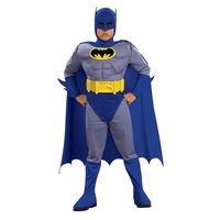 Batman Deluxe Muscle Chest Costume for Toddlers and Kids - Batman: Brave and Bold