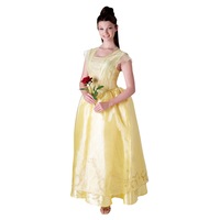 Belle Live Action Deluxe Costume for Adults - Disney Beauty and the Beast