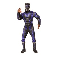 Black Panther Deluxe Battle Costume for Adults - Marvel Black Panther