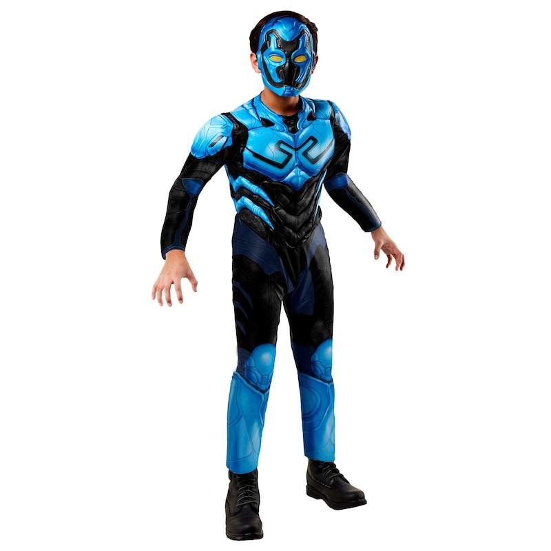 Buy Blue Beetle Costume for Kids - DC Comics Blue Beetle - MyDeal