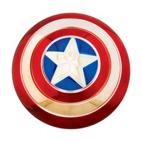 Captain America Electroplated Metallic Shield - Marvel Avengers