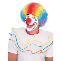 Clown Multicoloured Wig for Adults