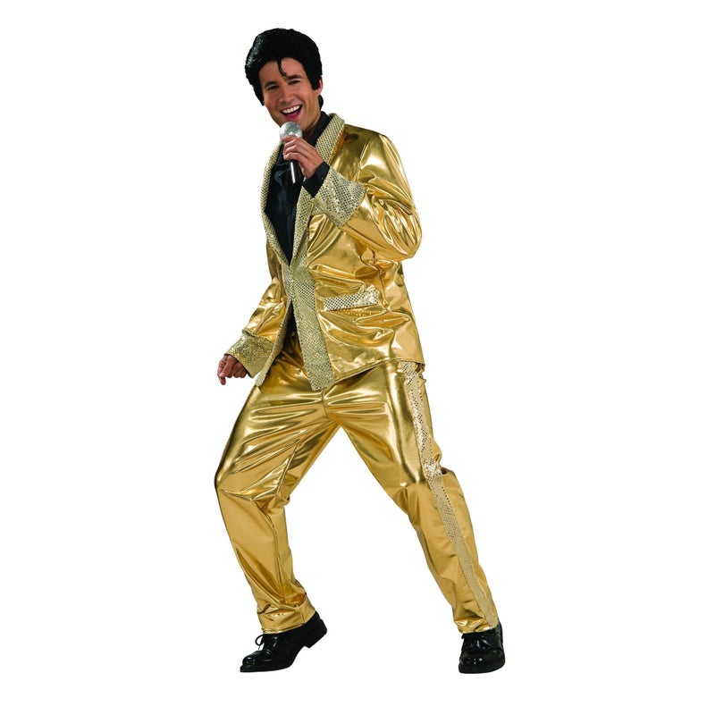 Buy Elvis Presley Collector's Edition Gold Suit for Adults - Elvis ...