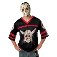 Jason Voorhees Hockey Jersey Costume for Adults - Friday the 13th