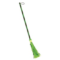 Green Metallic Witch Broom