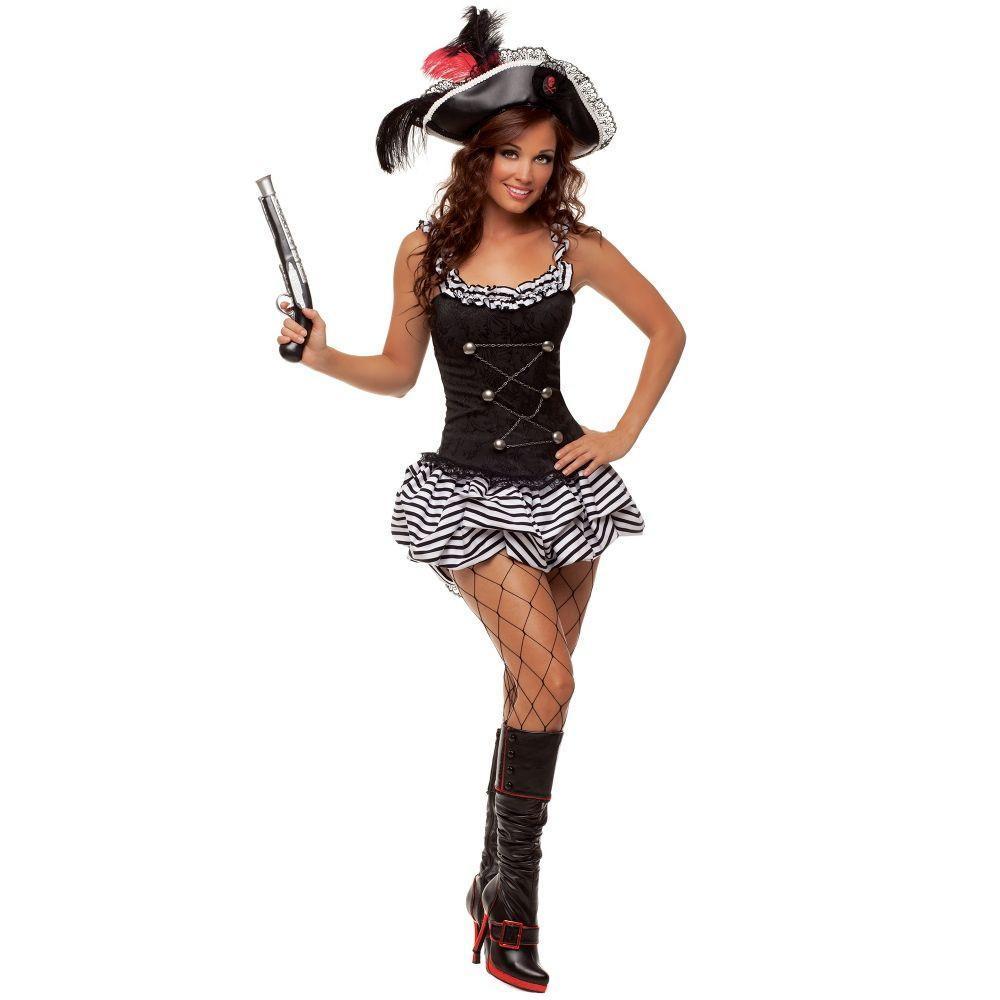 Pirate Fiery Costume for Adults